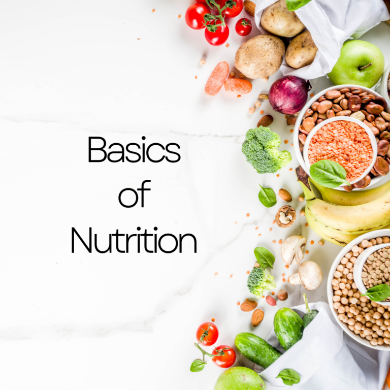 The Basics of Nutrition: A Comprehensive Guide